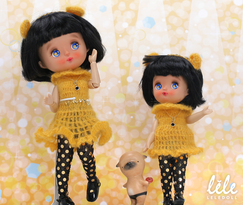 doll bjd resin leledoll neobel ori leejaeyeon light tan skin golden dog 2018