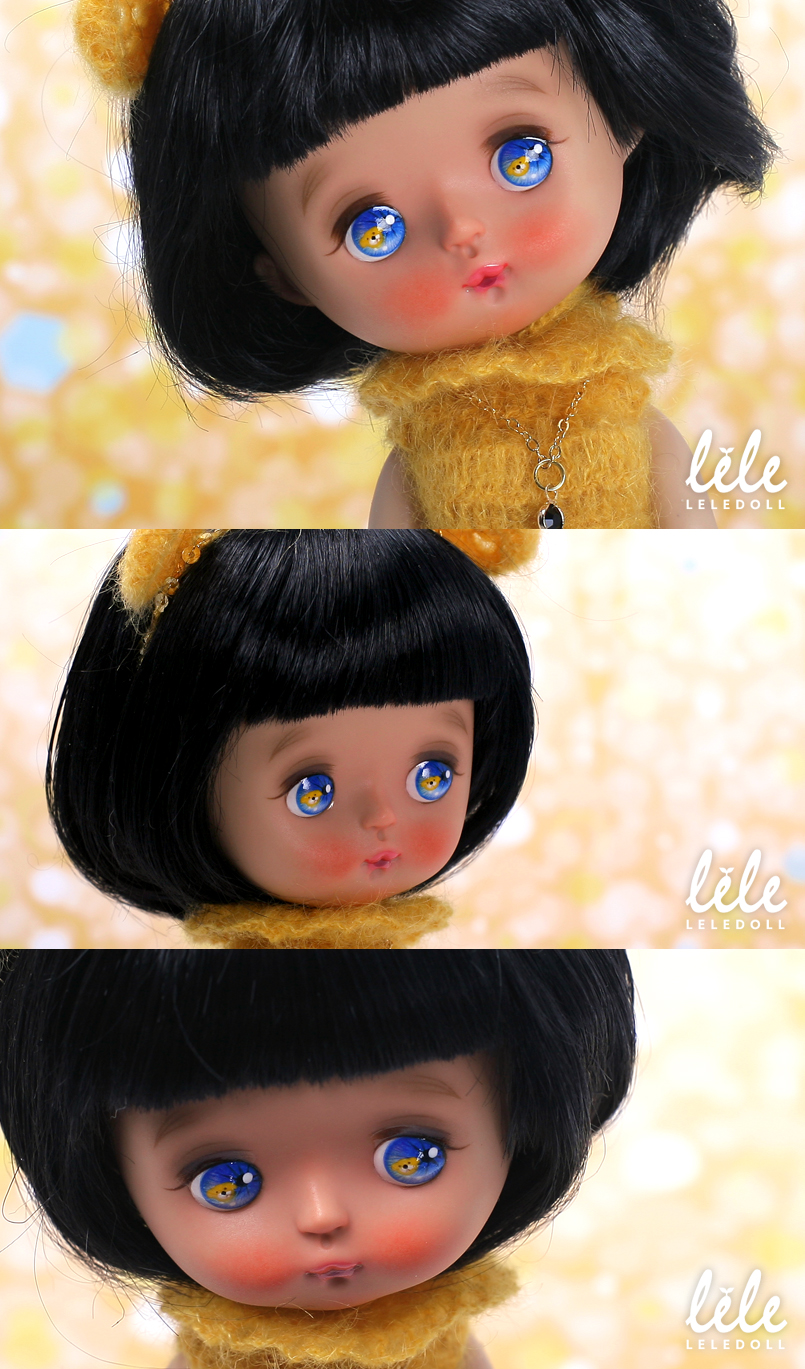 doll bjd resin leledoll neobel ori leejaeyeon light tan skin golden dog 2018