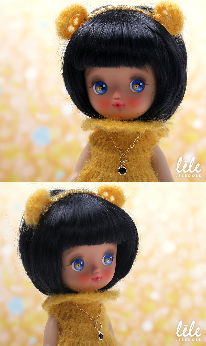 doll bjd resin leledoll neobel ori leejaeyeon light tan skin golden dog 2018